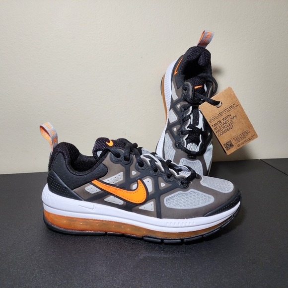 Nike Air Max Genome CZ4652-002 Black Orange-Grey Kids Shoes Youth Size 3.5Y NEW - Picture 10 of 11
